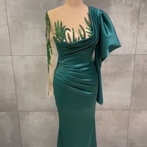 Custom made dress worn onnce.